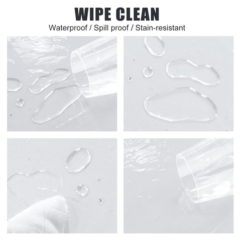 Sancua easy-clean tablecloth keeps surfaces clean after daily use