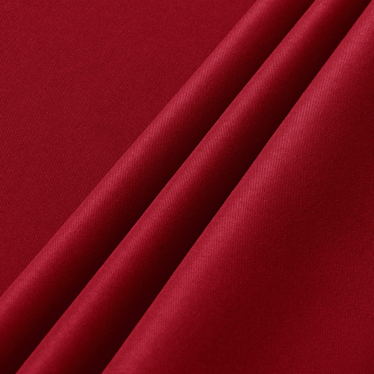 Sancua heat-resistant red tablecloth suitable for warm dishes at events.