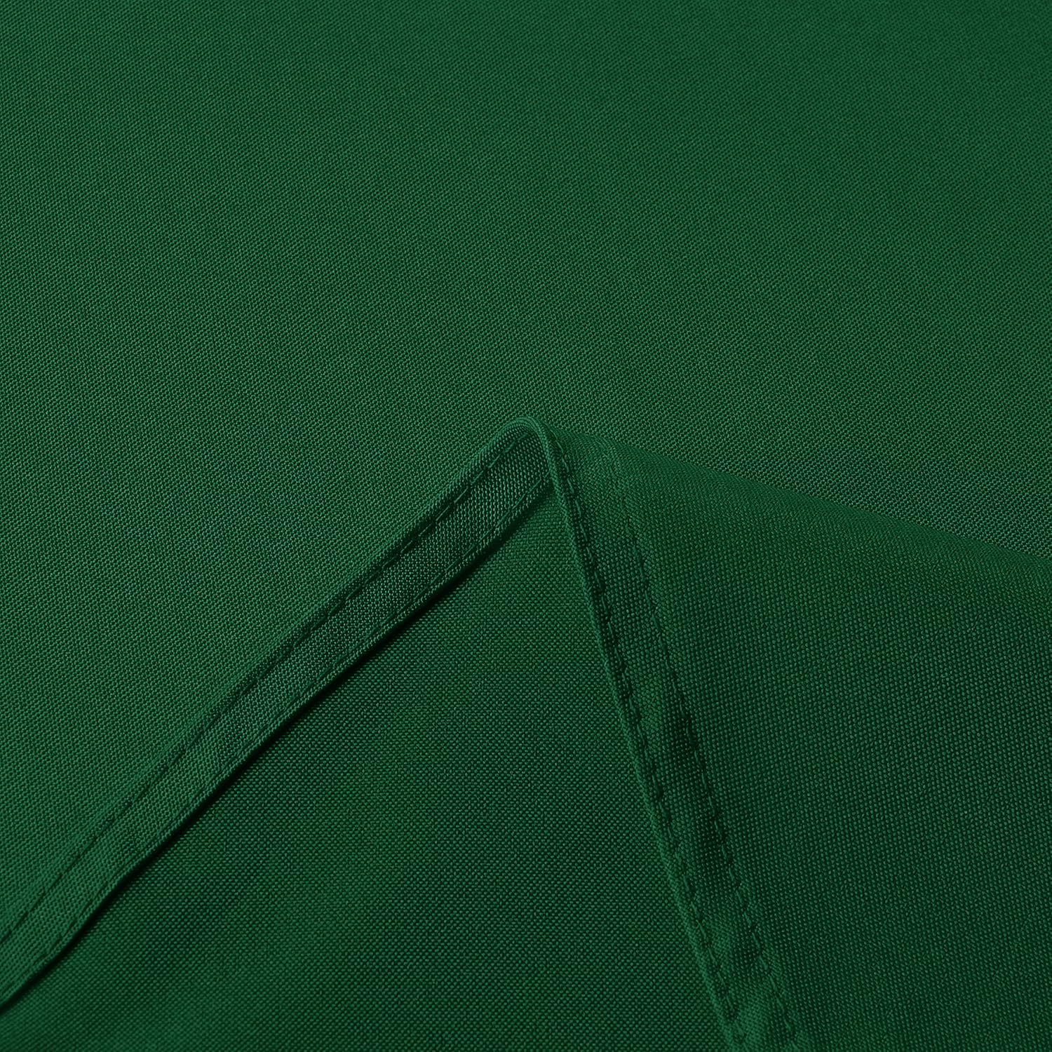 Sancua hunter green tablecloth showing spill-friendly surface for quick cleanup