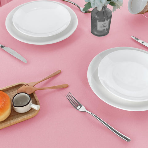 Sancua indoor/outdoor pink tablecloth 60x102 versatile for any space