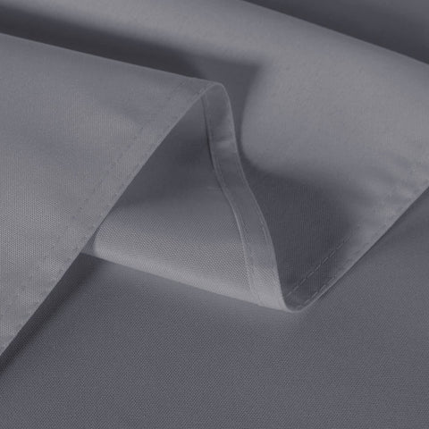 Sancua light grey tablecloth stain-resistant fabric ready for easy cleanup.