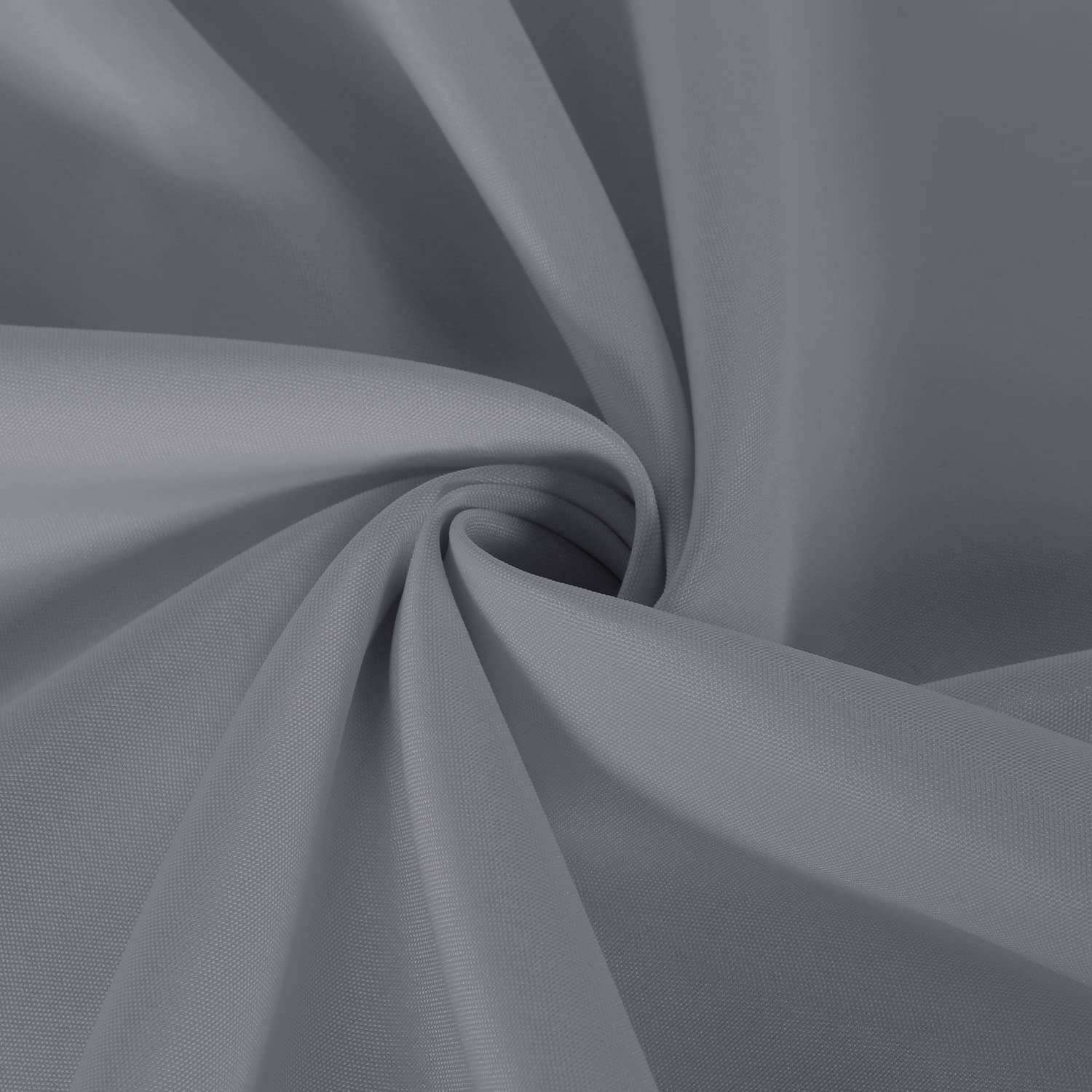 Sancua light grey tablecloth wrinkle-free fabric after ironing.