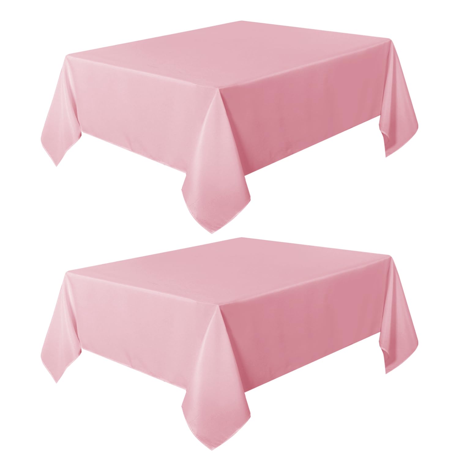 Sancua machine washable pink tablecloth ready for quick cleanup