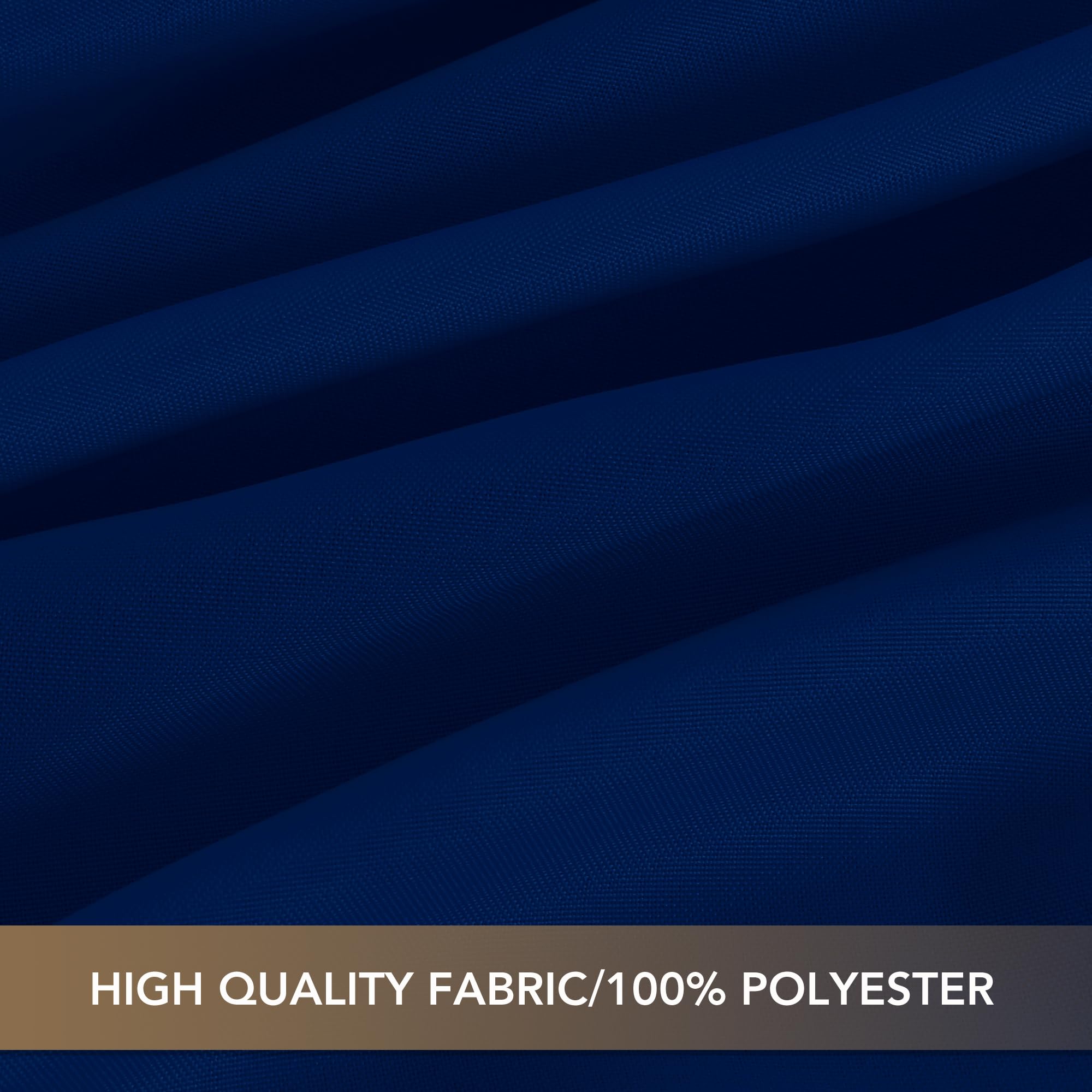 Sancua navy blue tablecloth being machine washed for easy care