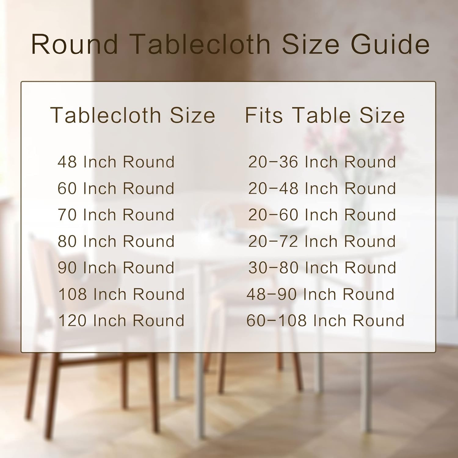 Christmas party table setup with Sancua 60 inch hunter green round tablecloth