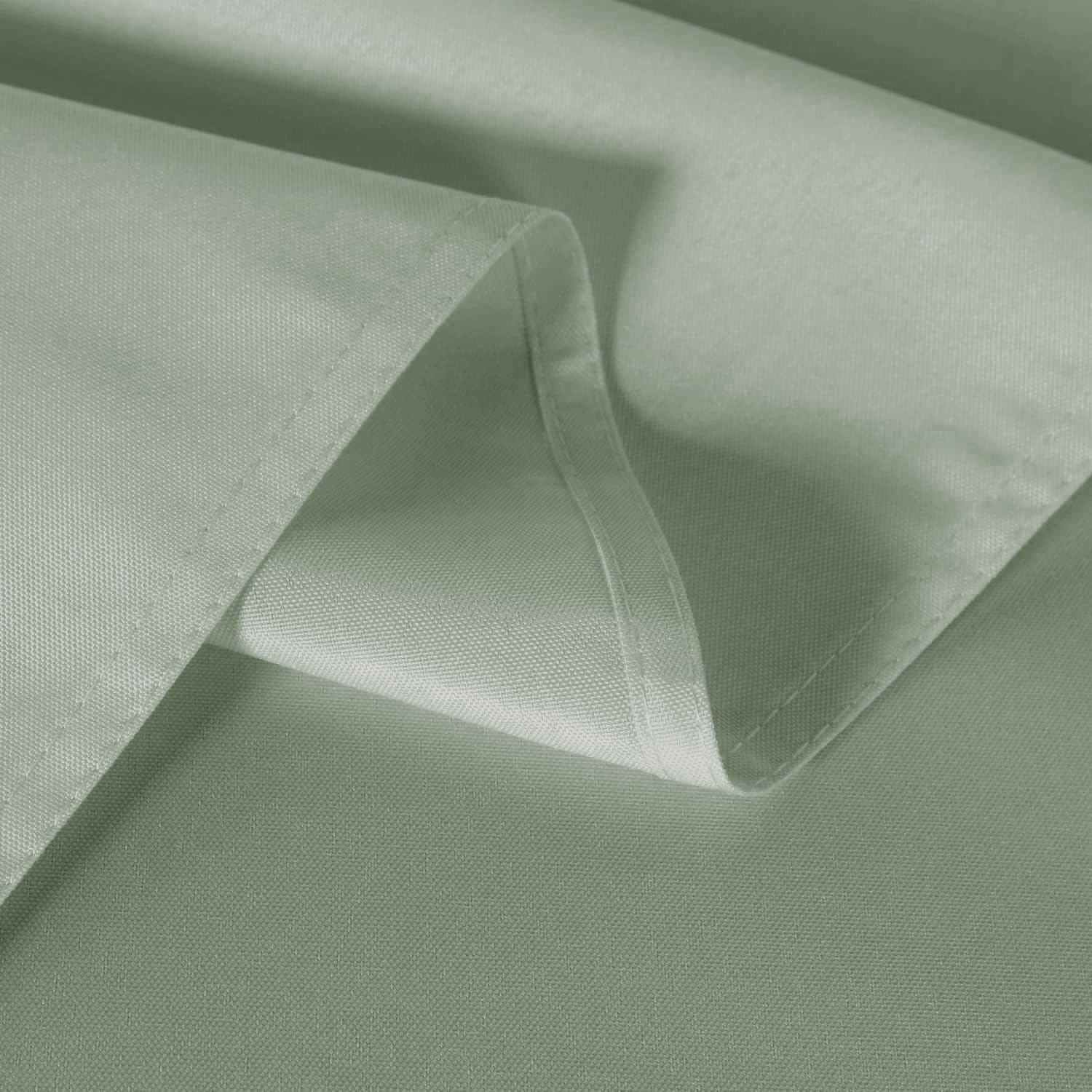 Sancua sage green tablecloth used outdoors for camping setup
