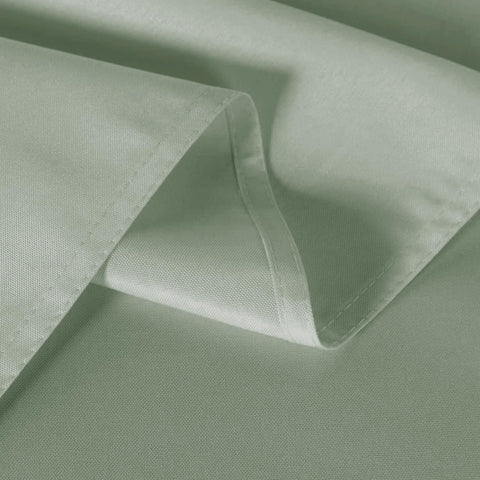 Sancua sage green tablecloth used outdoors for camping setup