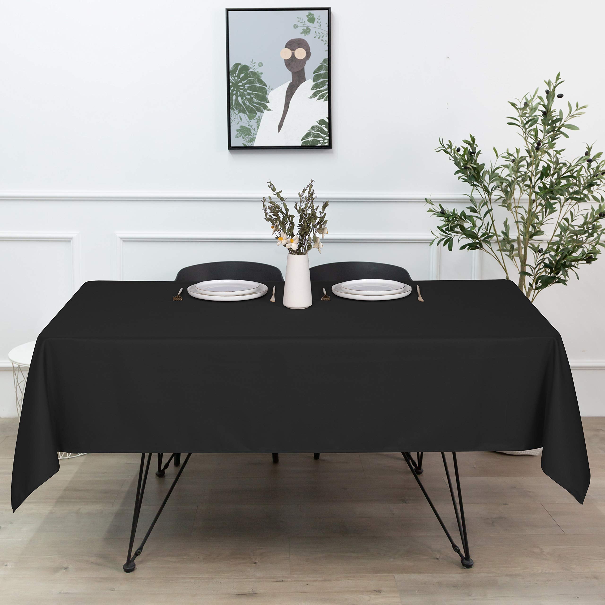 Sancua tablecloth packaging one piece in black ready to protect from day one.