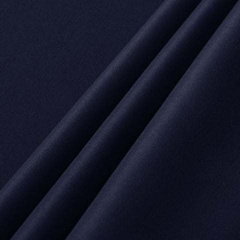 Sancua navy tablecloth remains smooth after ironing for a crisp look