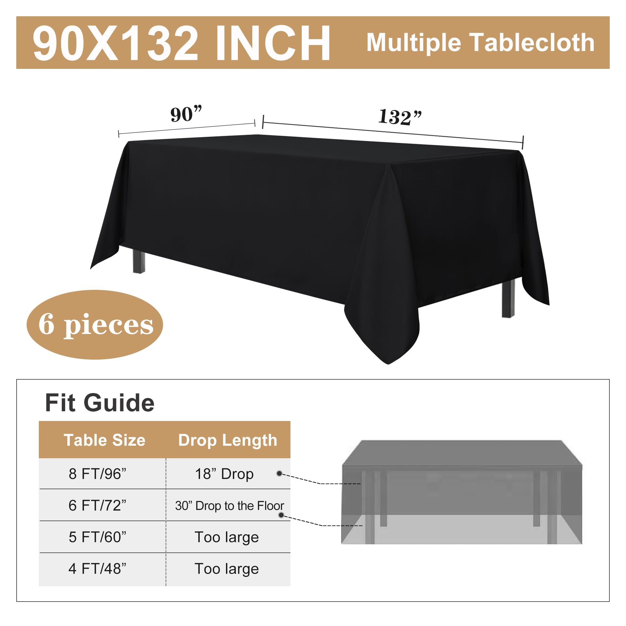 Sancua wedding banquet tablecloth creating an elegant backdrop for celebrations.