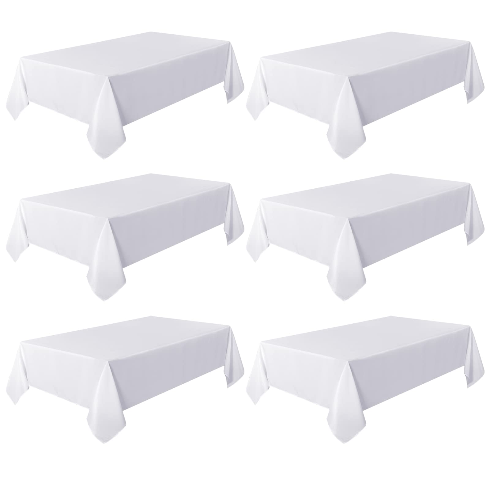 Sancua 6-pack tablecloths ready for frequent gatherings and events.