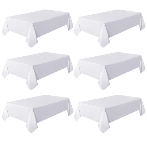 Sancua 6-pack tablecloths ready for frequent gatherings and events.