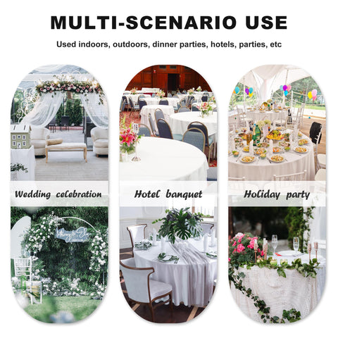 Sancua wrinkle-free after ironing for a crisp, tidy table setting.