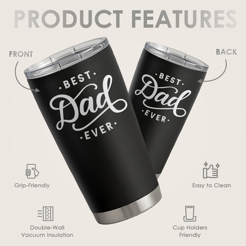 SANDJEST 20oz stainless steel insulated mug ready for hot or cold drinks