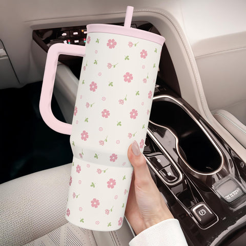 SANDJEST 40oz capacity supports longer sipping without constant refills.