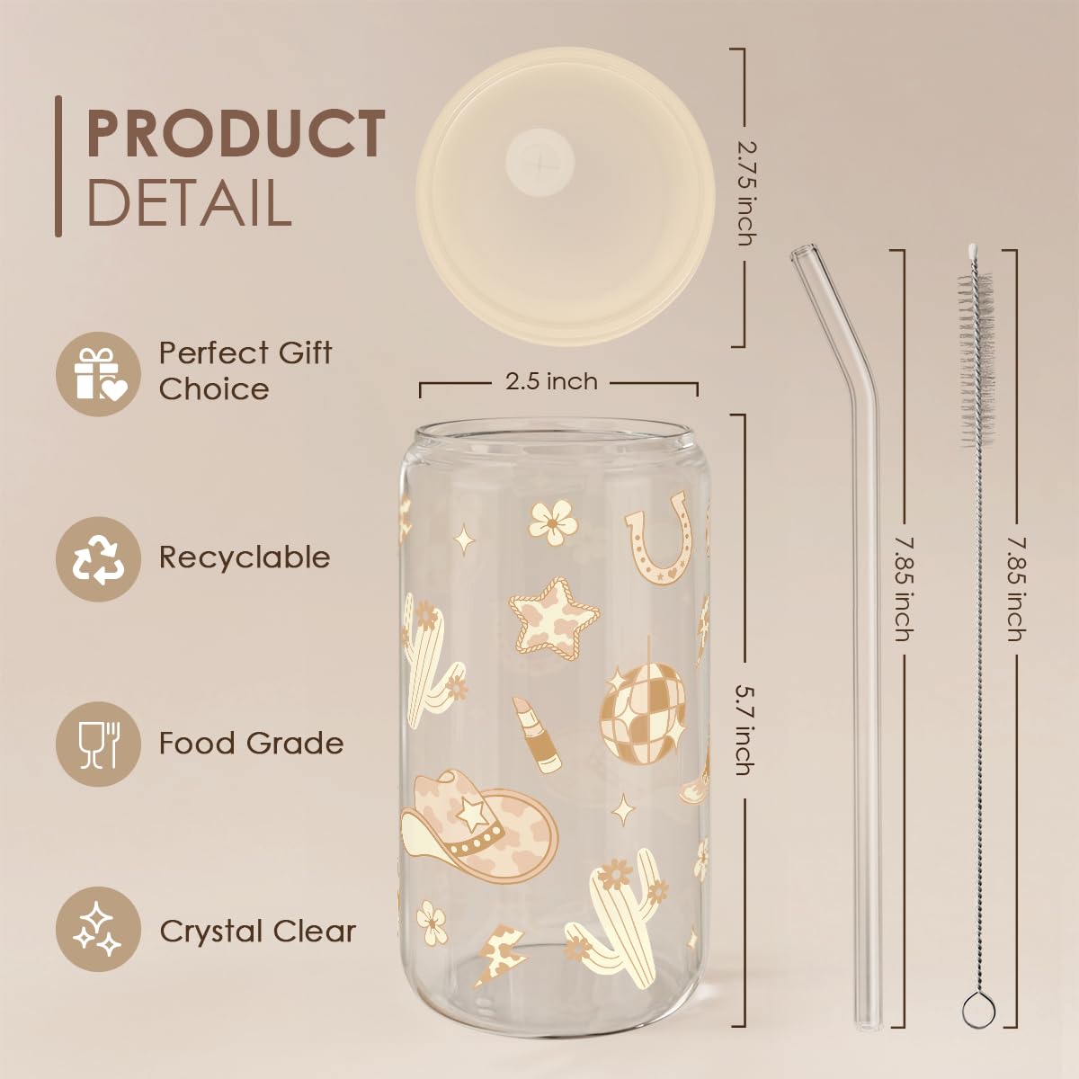 SANDJEST acrylic lid on 16oz tumbler keeps beverages protected during travel