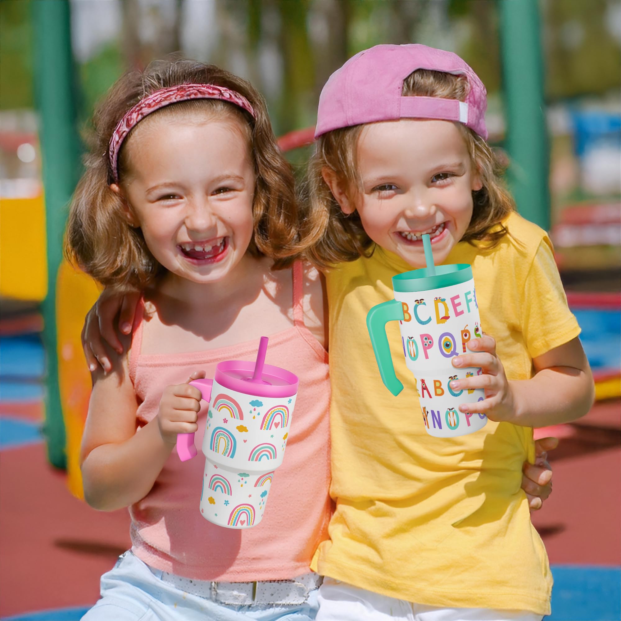 Back-to-school ready Alphabet Tumbler by SANDJEST for daily hydration