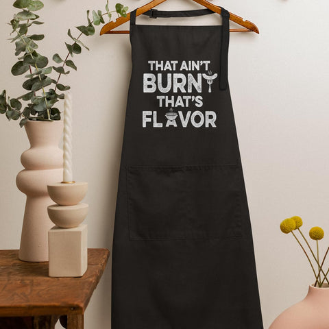 SANDJEST apron close-up shows durable stitching for long-lasting wear.