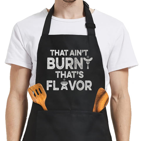 SANDJEST apron with pockets—front view highlights convenient storage.