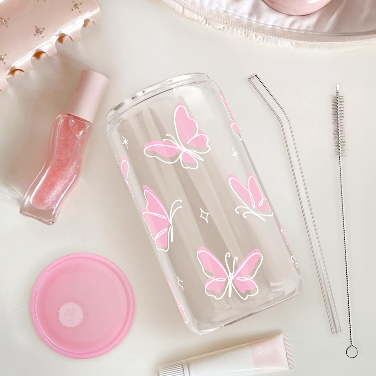 SANDJEST Butterfly aesthetic cup elevates home or office coffee rituals