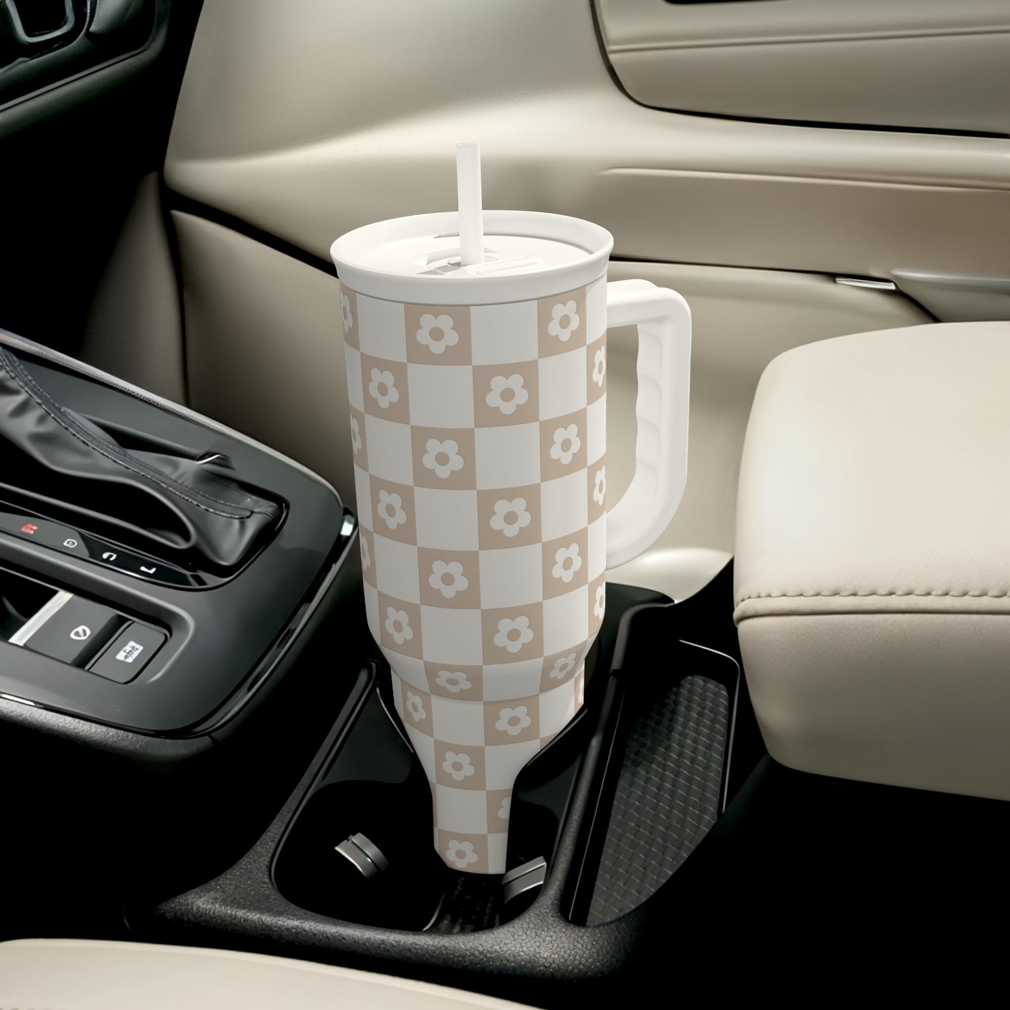 SANDJEST tumbler instructs hand wash to preserve finish.
