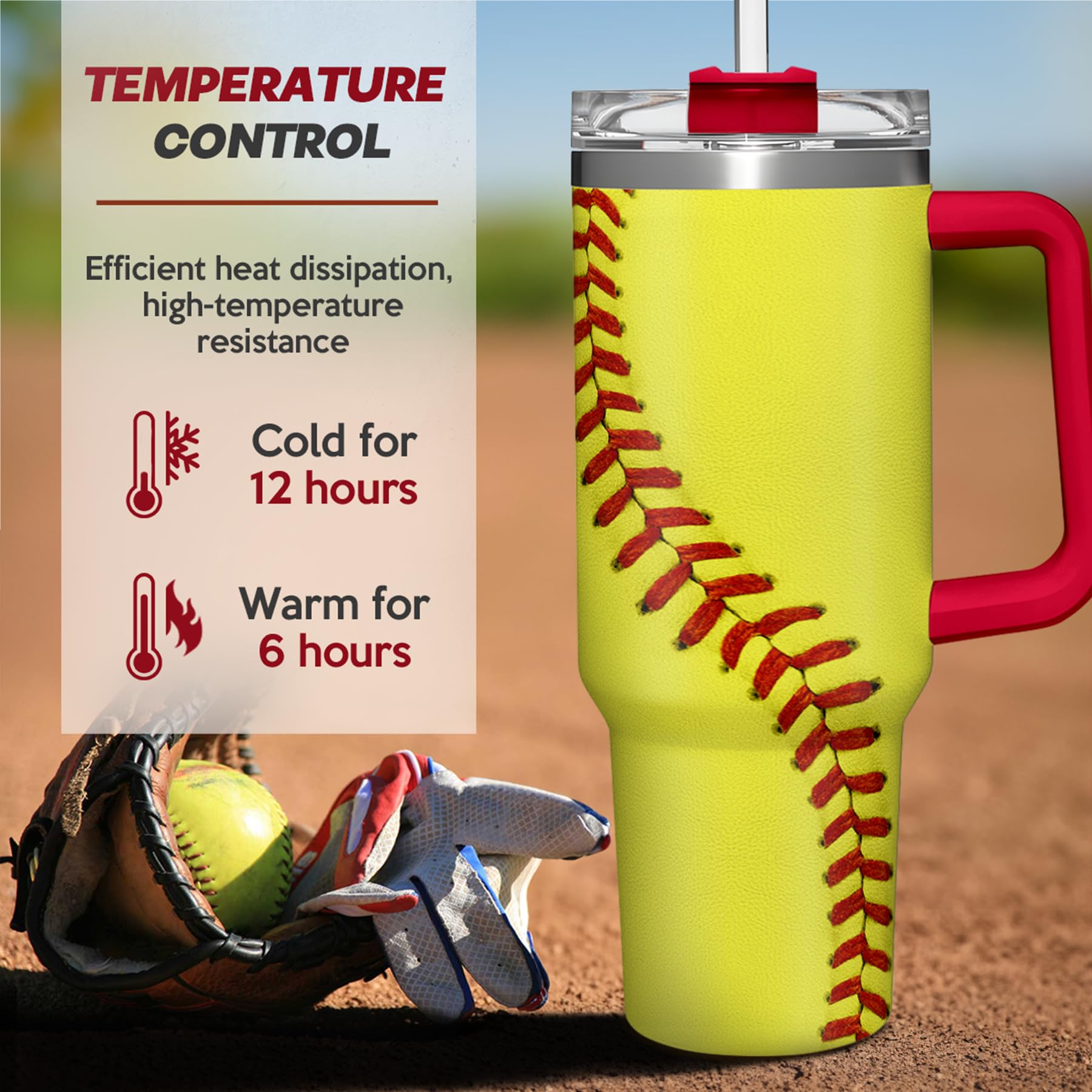 SANDJEST coach/player gift idea 40oz tumbler combines style with practicality.