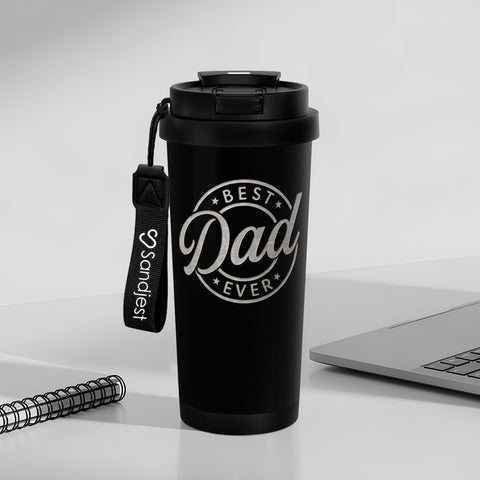 SANDJEST Compact design fits car cup holders and backpacks.