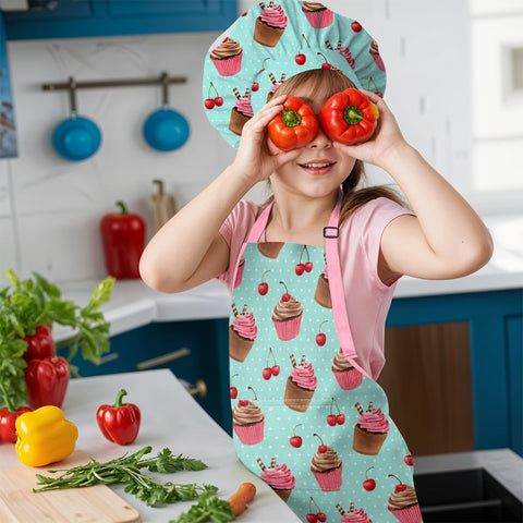 SANDJEST Cupcake Apron enhances creativity during arts and kitchen activities