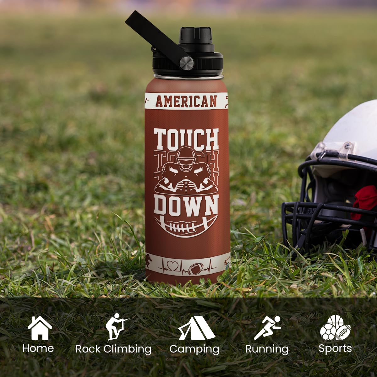 Sandjest cup-holder-ready bottle for easy sipping on the go