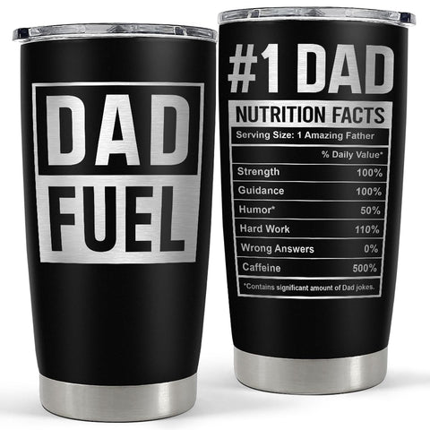 SandJEST Dad Tumbler 20oz with insulated design for hot or cold beverages