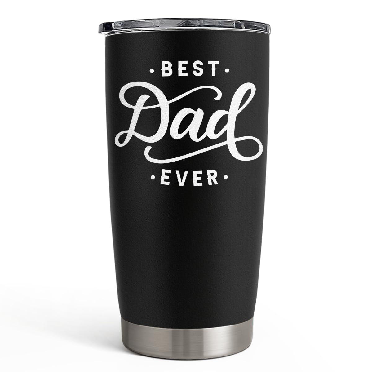 SANDJEST Dad tumbler gift close-up for Father's Day coffee on the go
