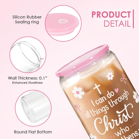 SANDJEST glass tumbler with detachable parts cleans easily by hand.