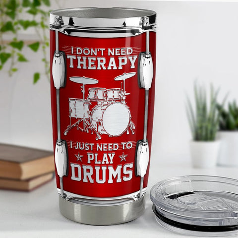 SANDJEST Drummer Tumbler in cup holder compatible