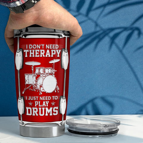 SANDJEST Drummer Tumbler gift-ready packaging