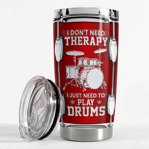 SANDJEST Drummer Tumbler hands-on grip travel-friendly