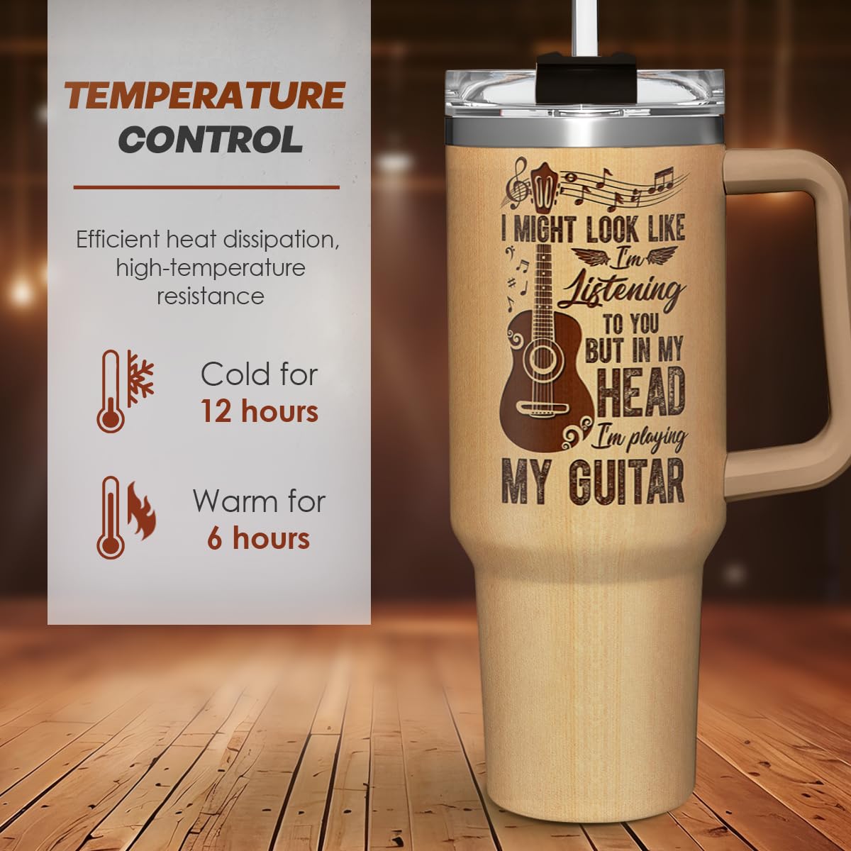 SANDJEST comfortable grip tumbler for long practice sessions