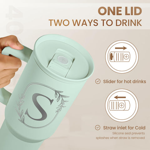 SANDJEST gift for women monogram tumbler suitable for special occasions