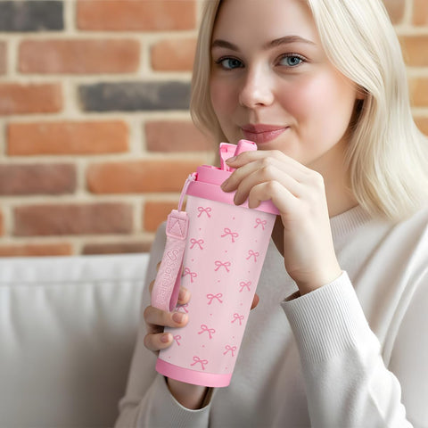 SANDJEST Bow Tumbler gift idea for women and teens.