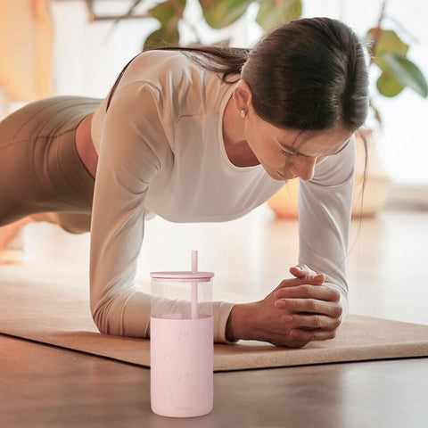 SANDJEST gift-ready glass tumbler suitable for birthdays and holidays
