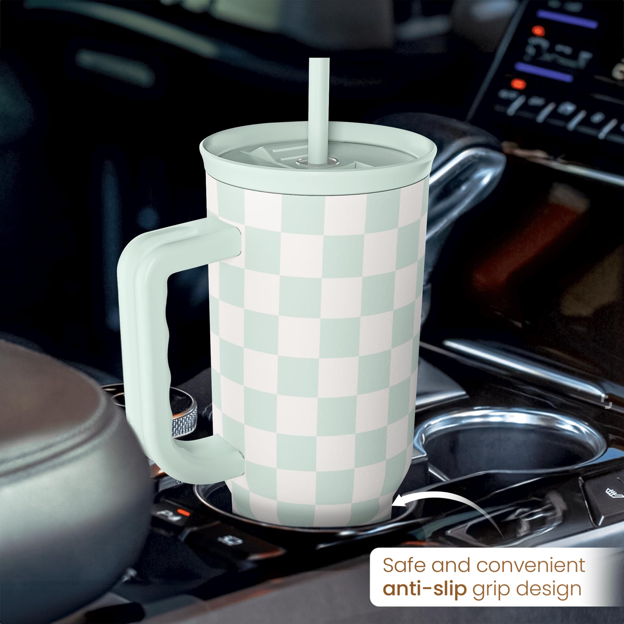 SANDJEST comfortable handle provides a secure grip at home, gym, or travel