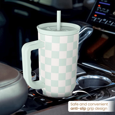 SANDJEST comfortable handle provides a secure grip at home, gym, or travel