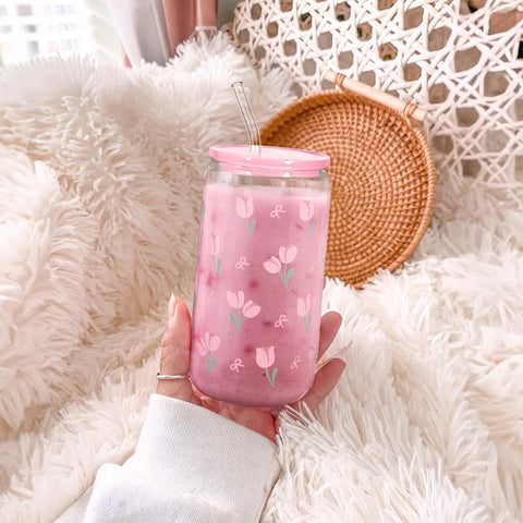 SANDJEST iced coffee on the go with a spill-safe lid.