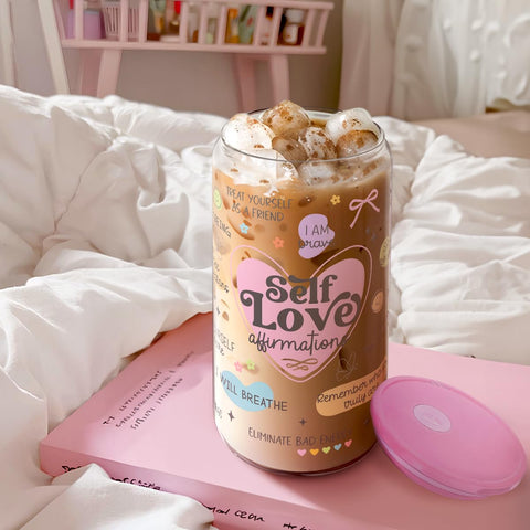 SANDJEST Inspiration Glass Can iced coffee setup for stylish daily use.