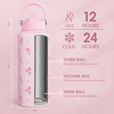 Sandjest insulated bottle gym use supports all-day hydration during workouts.