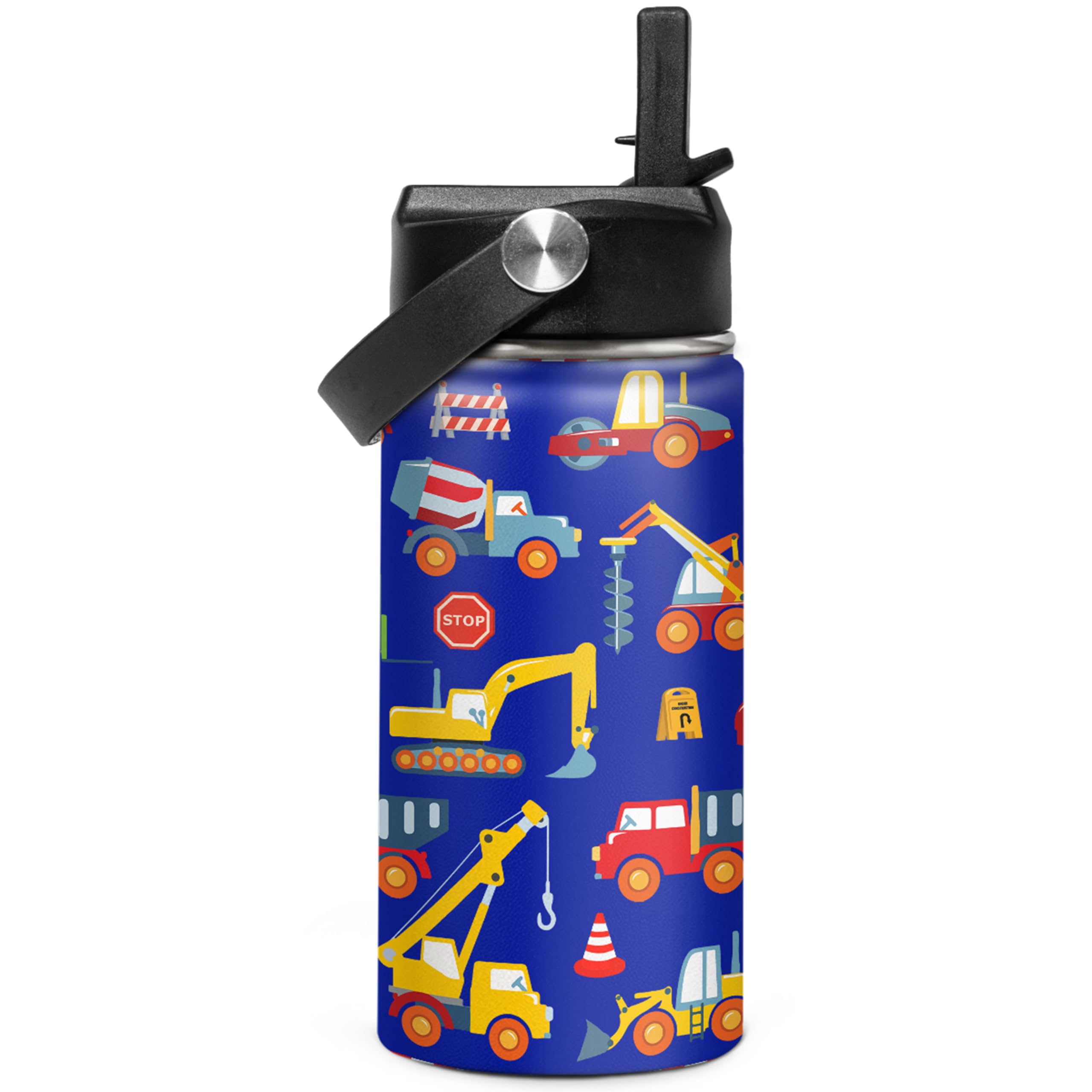 SANDJEST kids bottle with straw construction for easy on-the-go sipping and hydration.