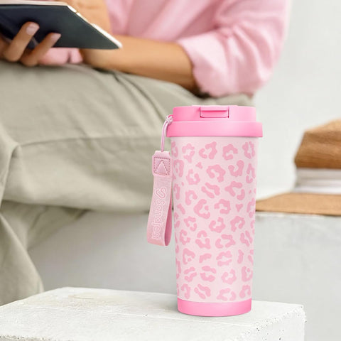 SANDJEST Leopard Tumbler ideal for everyday hydration at school or work