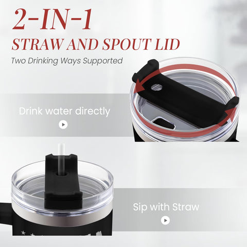 SANDJEST lid and straw attachment for easy on the go sipping