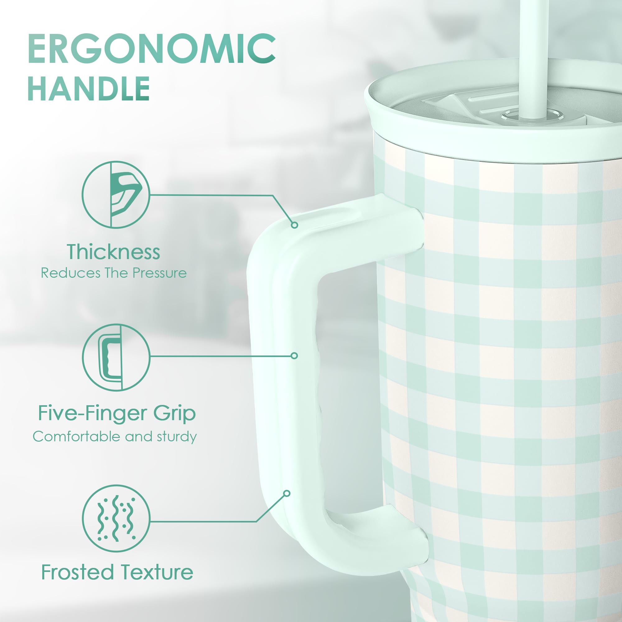 SANDJEST Insulated stainless steel tumbler preserves temperature for longer use