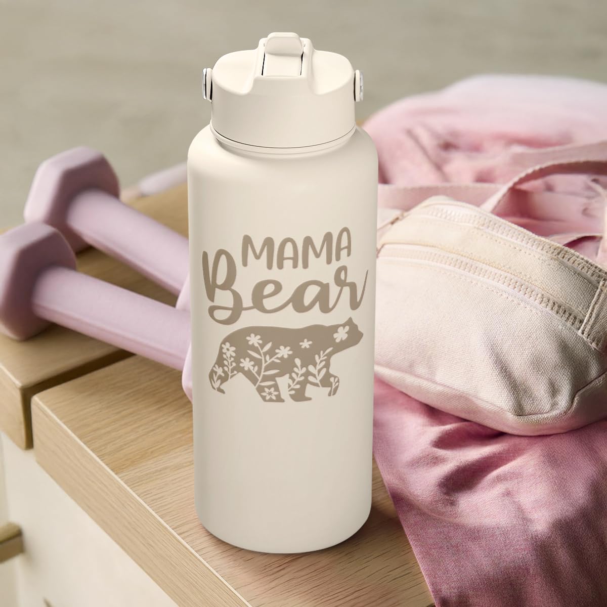 SANDJEST Mom Water Bottle makes a thoughtful gift for moms.
