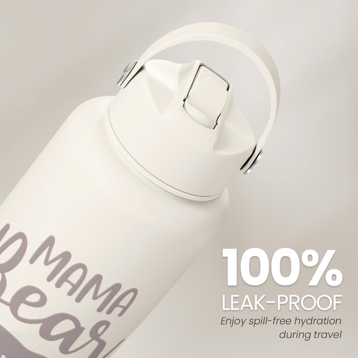 SANDJEST Mom Bottle design features sports themes for active moms.